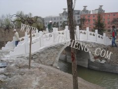 北京南苑社会福利中心50米汉白玉石桥