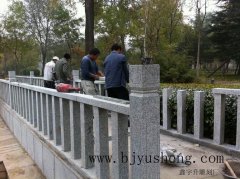 华北电网定做的150米 花岗岩石桥