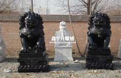 647 北京石化定做墨玉石狮
