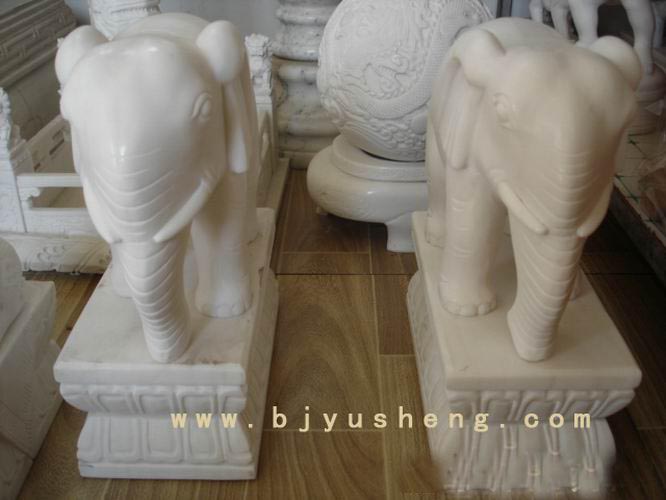 336 北京海淀上装水泥制造定做国宝级汉白玉大象